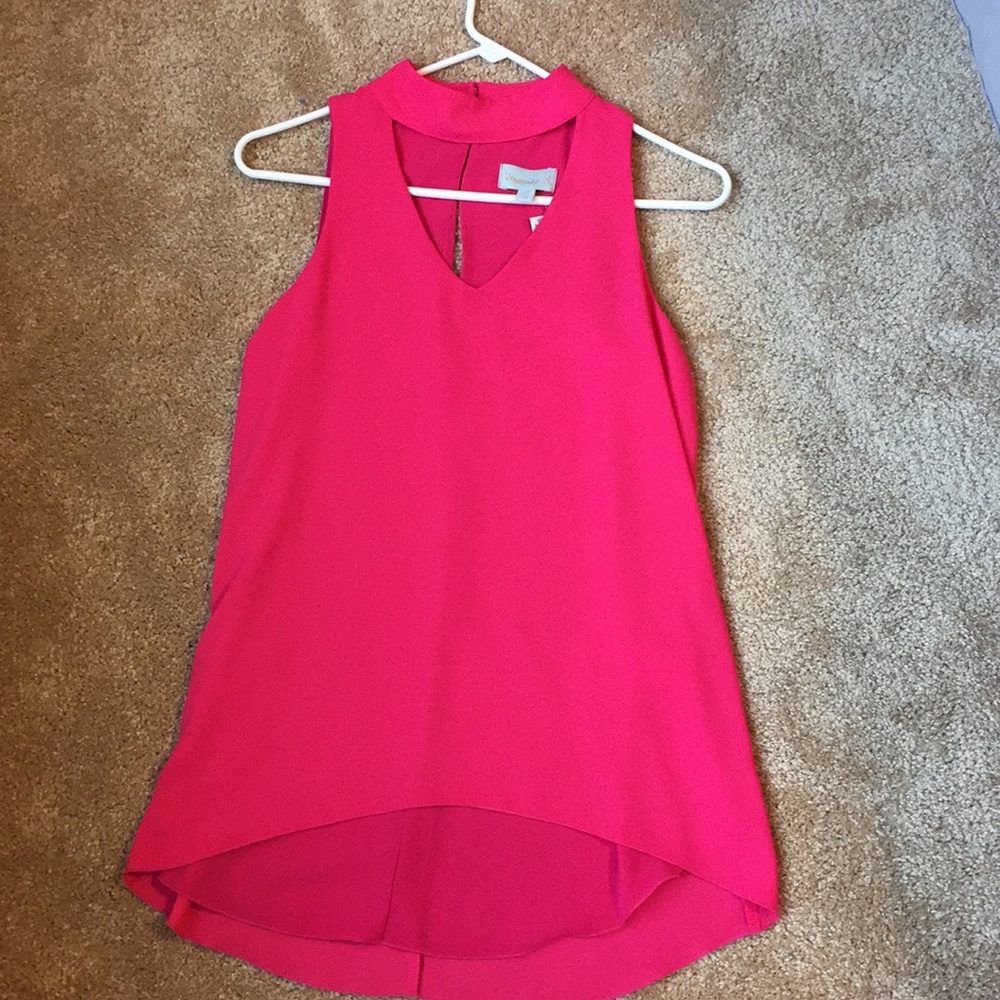 Hot pink tank